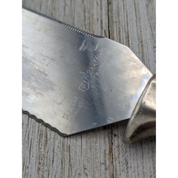 Regent Sheffield Magic Gadget 3 Blade Knife Server Stainless 5" Blade 9 3/4" - Picture 4 of 7